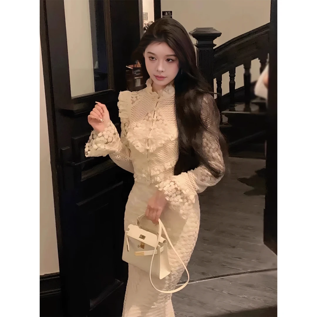 2025春夏款小个子显瘦轻奢收腰高级女装名媛修身时尚气质减龄