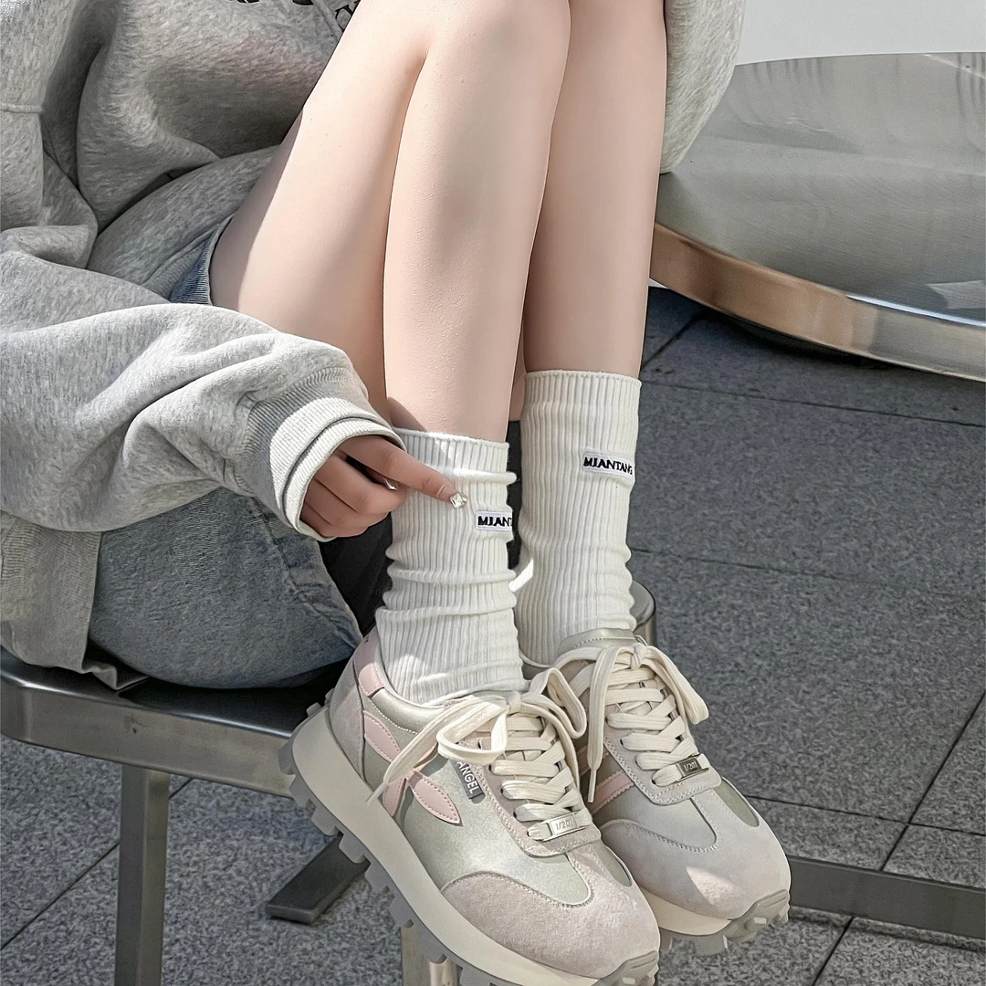 高端休闲时尚潮流系带百搭厚底女鞋20-MEA3153