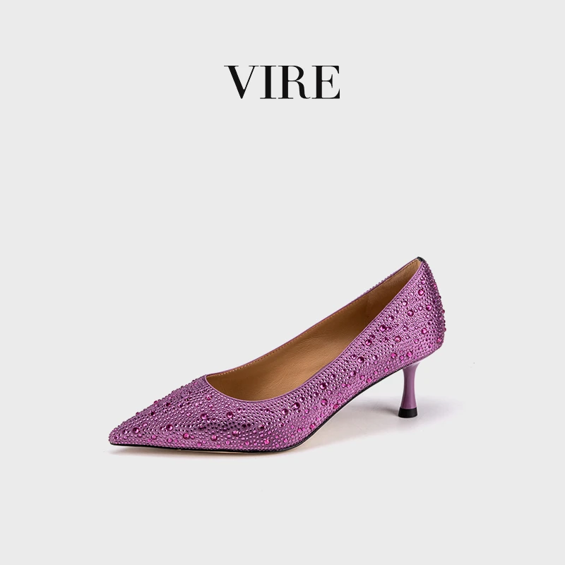 阿芙莎ALFERSHA/VIRE联名9236110新款时尚气质尖头百搭高跟鞋