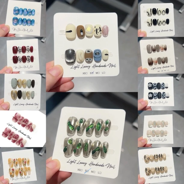 【9-10 上新】豌豆's Nail art 手工穿戴甲