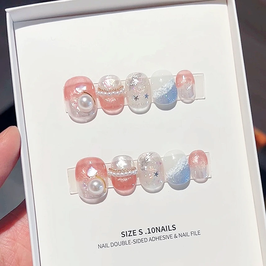 【夏日海岸线】豌豆's Nail art 设计师穿戴甲