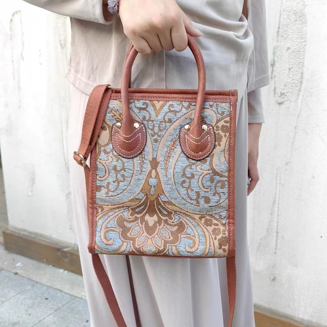 【浪漫复兴包】日单高端定制手提单肩包（长20*高22*宽13）