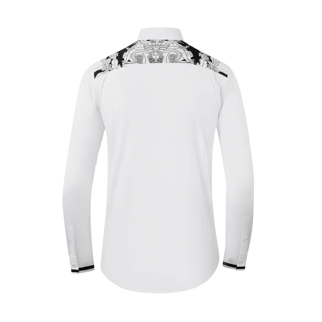 K先生精品男装  修身衬衣男士长袖衬衫 后皇