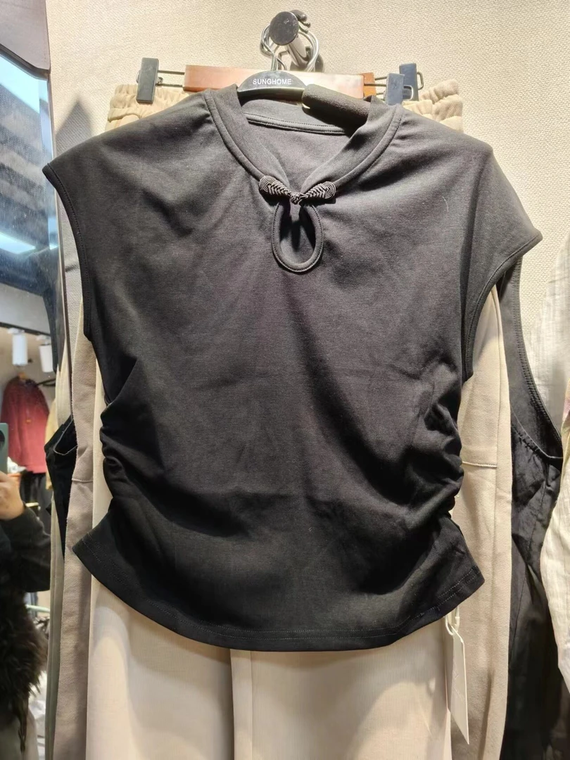 新中式黑色时尚半袖