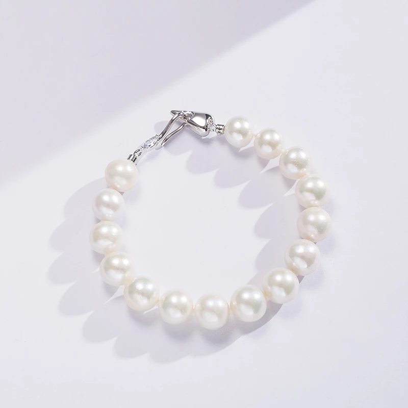 【三生专享】 淡水珍珠 简约手链9-12mm/时尚百搭珠宝手链