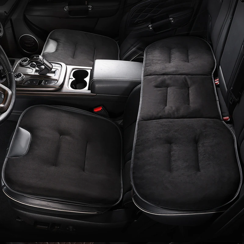 G古★冬季汽车座垫短毛绒司机车用舒适防寒保暖冬坐垫防滑透气耐磨