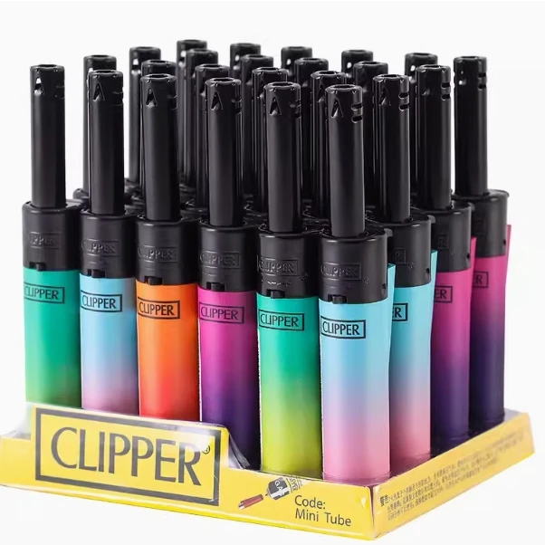 CLIPPER可利福长管烟斗专用打火机点火枪器充气长手柄耐用