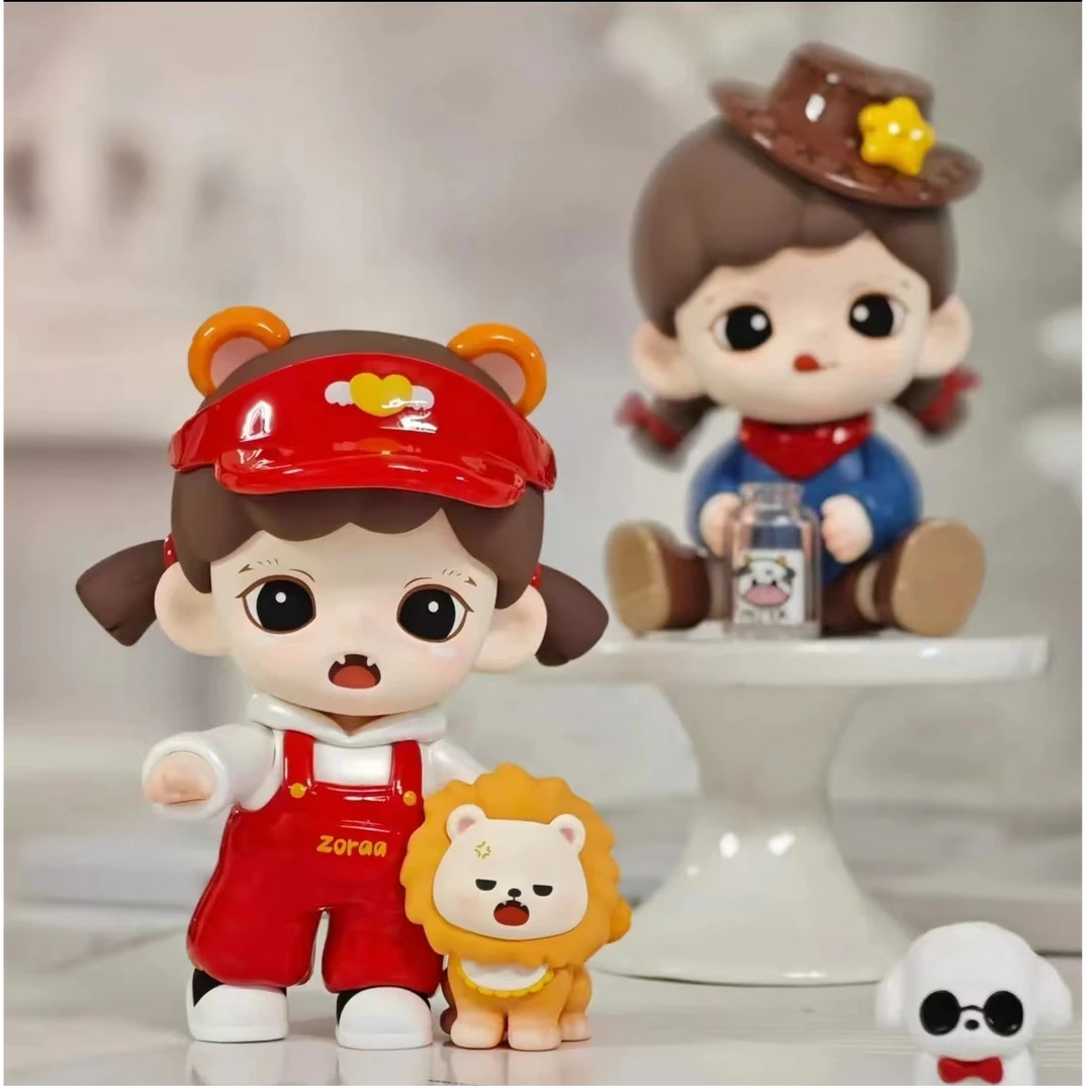 潮玩盲盒拆开正版手办摆件娃