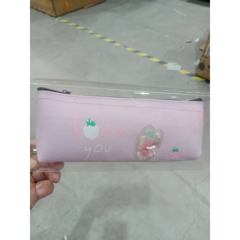 流沙爱心款笔袋1个 / 喷灌