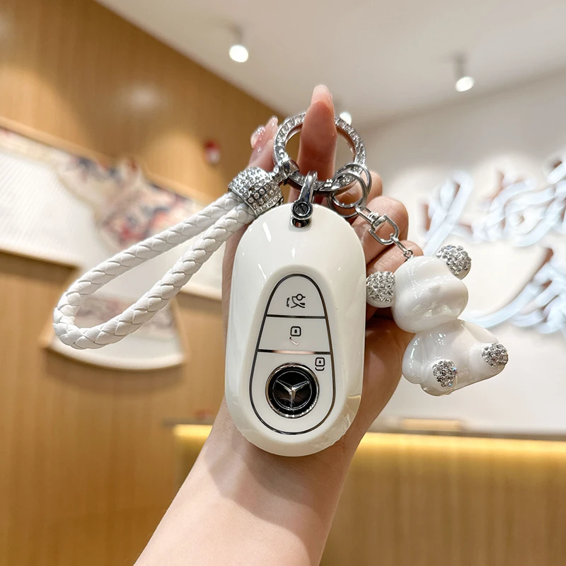 适用奔驰钥匙套新E级C级A级E300L/C260L包C200L壳A200L/GLC/GLE/S