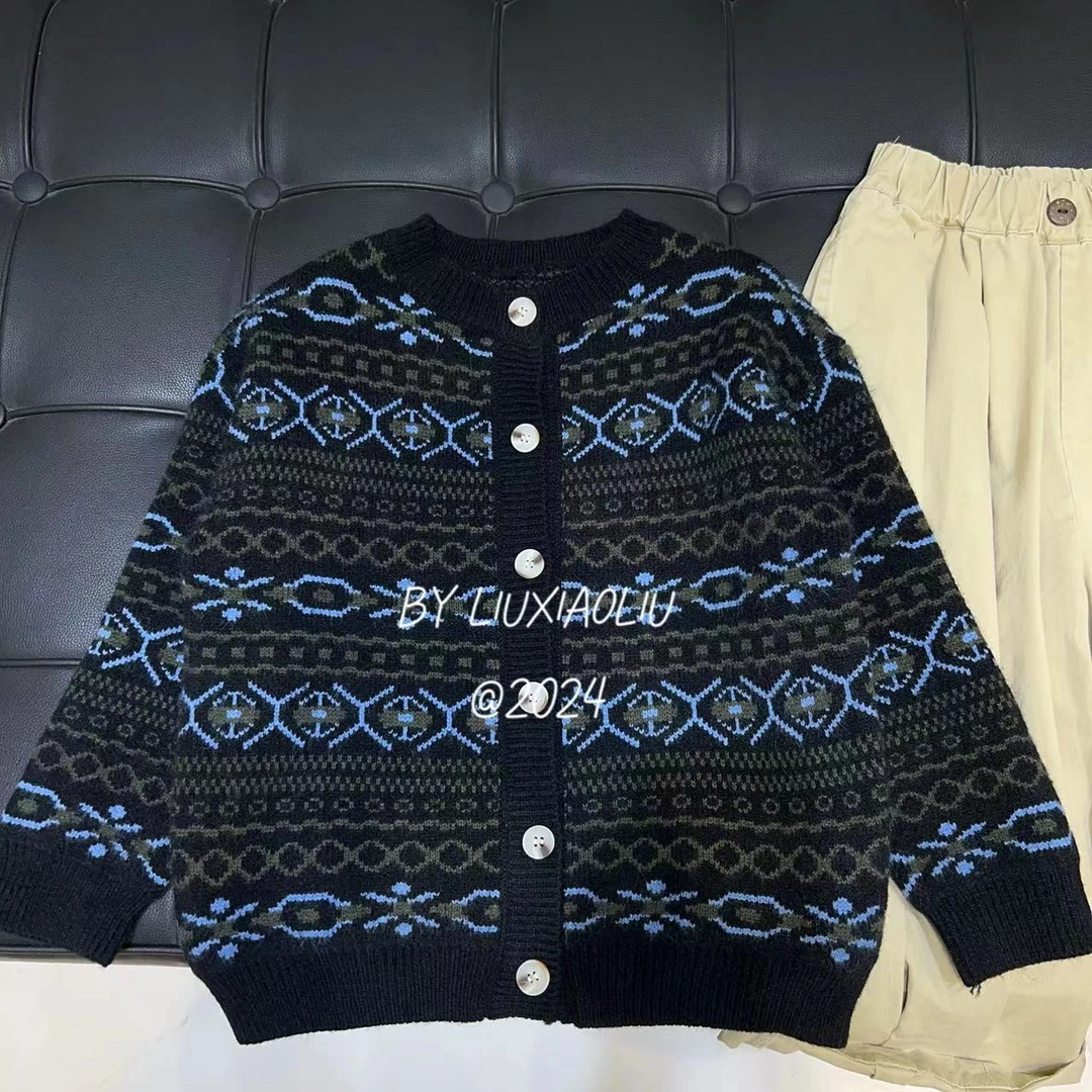 杭州六小六正版/BY LIUXIAOLIU韩版高货秋季儿童毛衣开衫4065