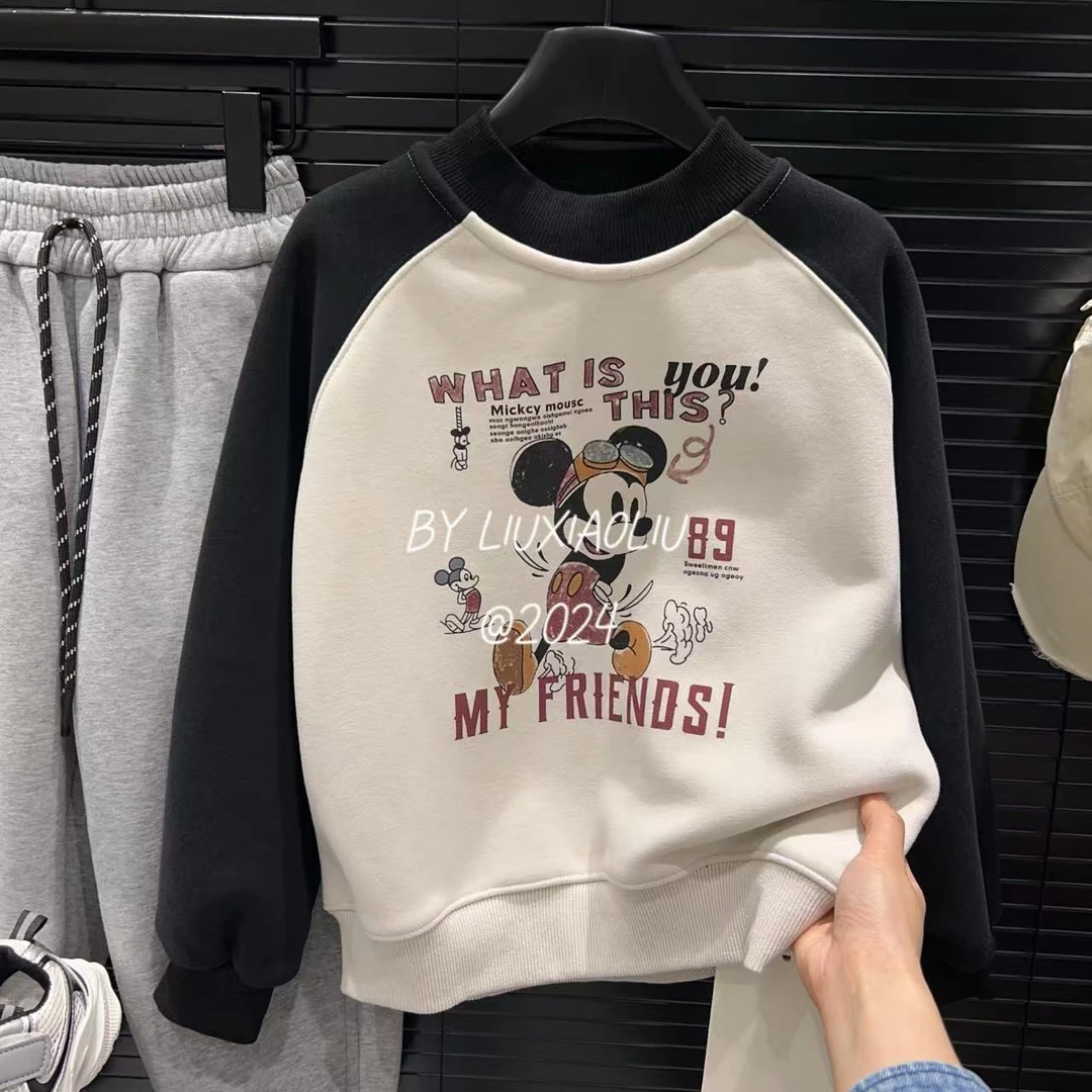 杭州六小六正版 BY LIUXIAOLIU冬季儿童加绒卫衣12641