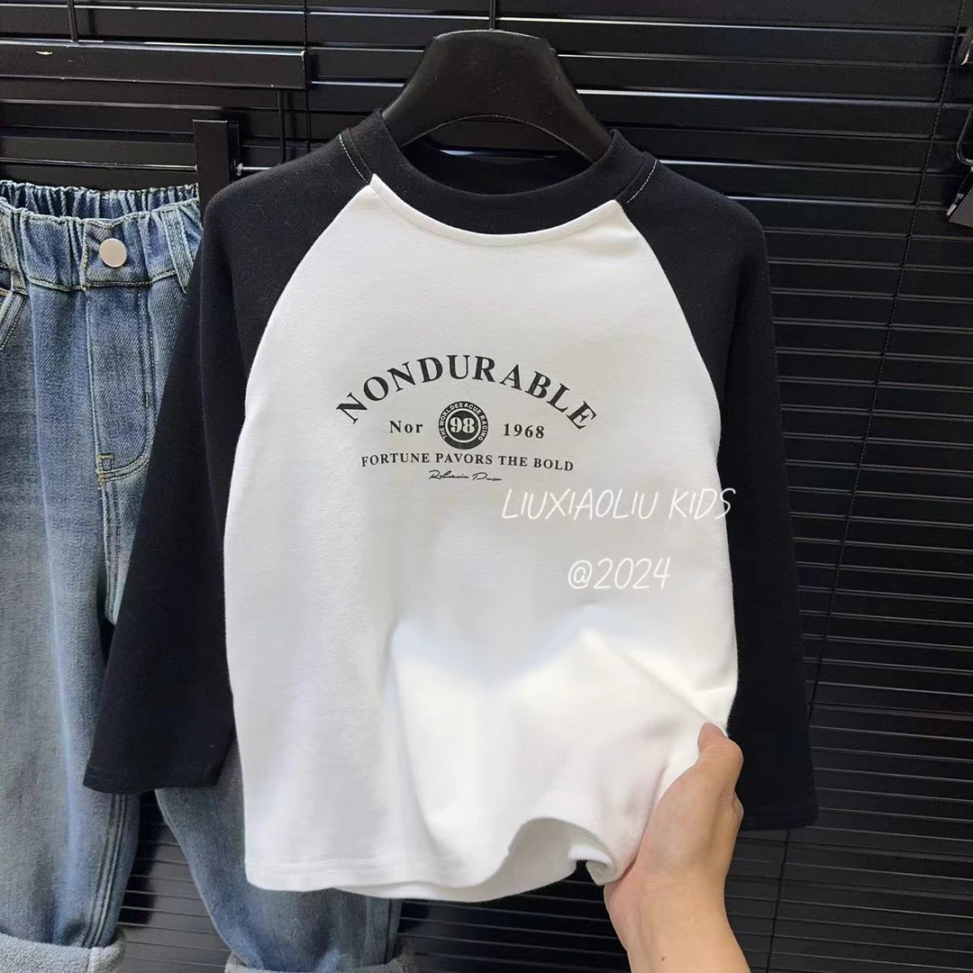 杭州六小六正版 BY LIUXIAOLIU韩版高货秋冬季儿童加绒长袖12111