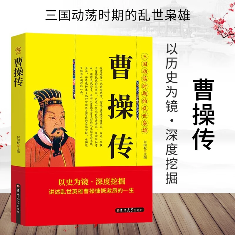 曹操传三国乱世枭雄 阳谋阴谋家曹操的人生启示录传记书籍推荐