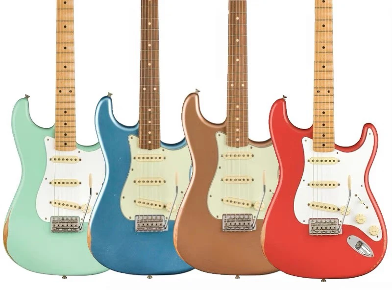 Fender芬达墨产时代系列电吉他初学入门进阶