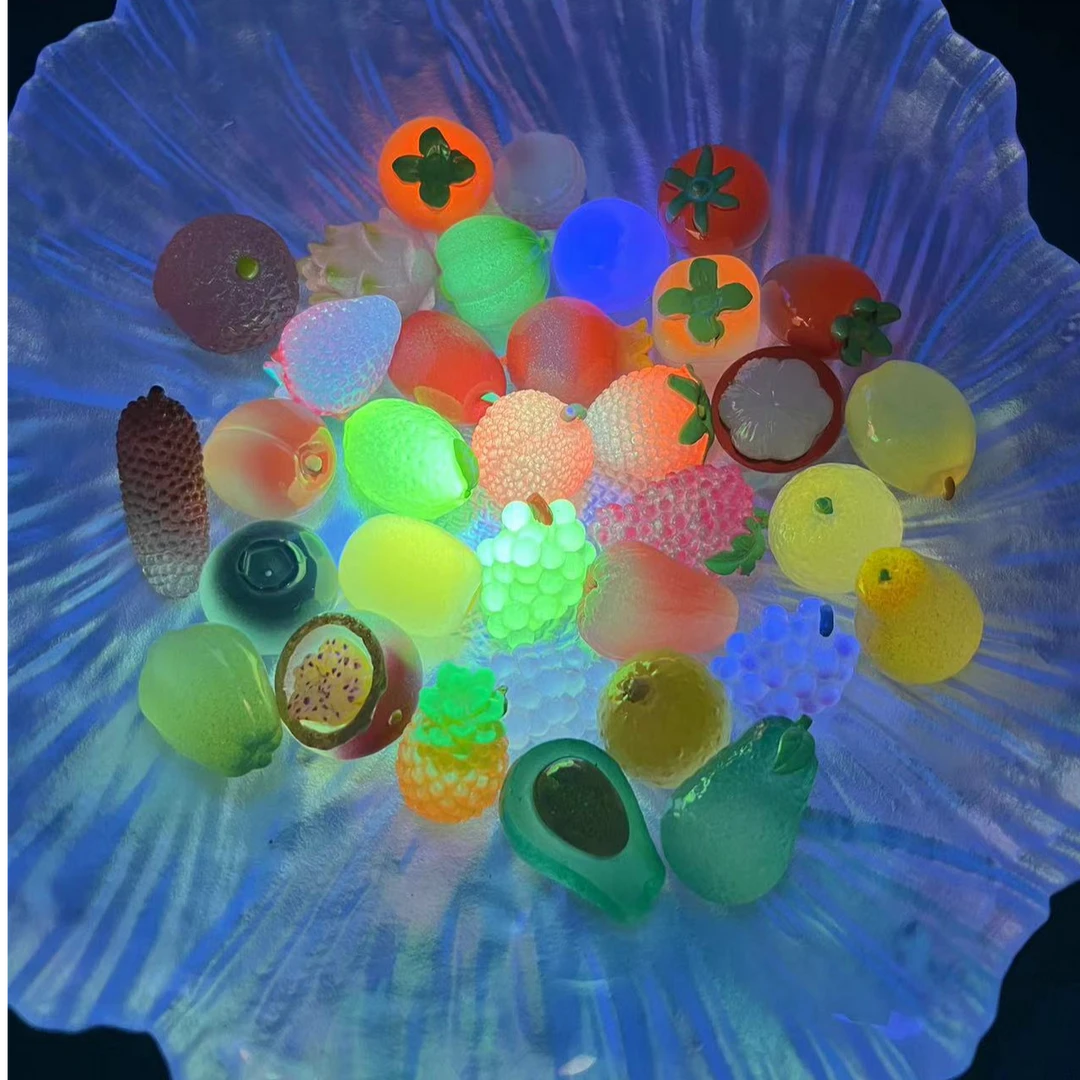 仿真小水果坤垚小水果夜光萌粒系列摆件盲盒隐藏玩法惊喜饰品