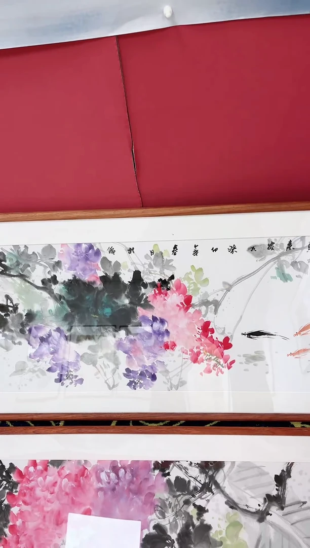 【闪购商品】绘画紫藤 47*162