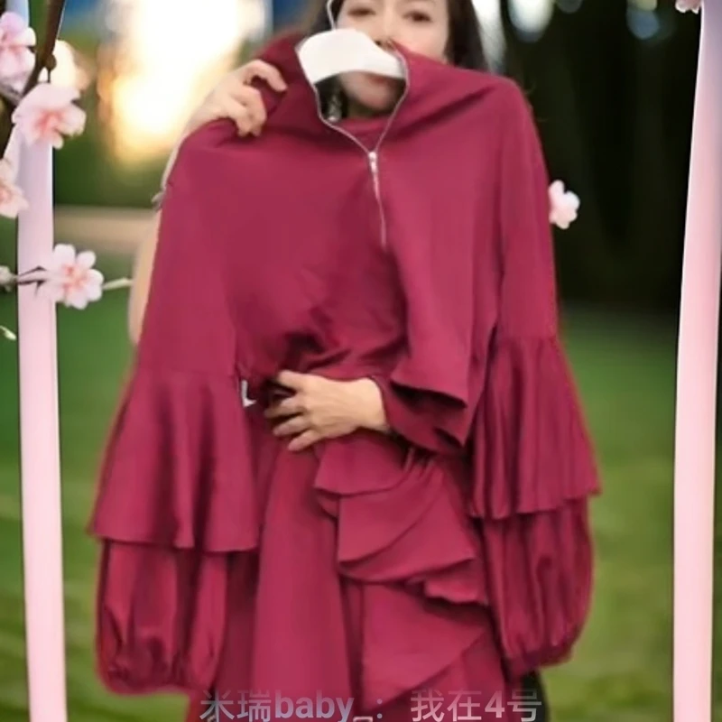 女款针织潮品服装潮流连衣裙设计师花色网红碎花