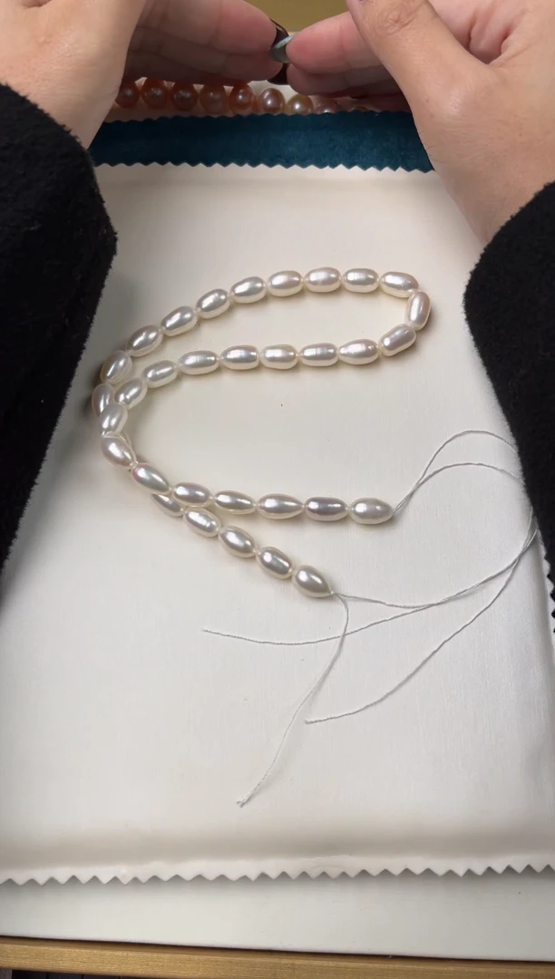 【闪购商品】淡水珍珠项链未镶嵌7-8mm珍珠项链
