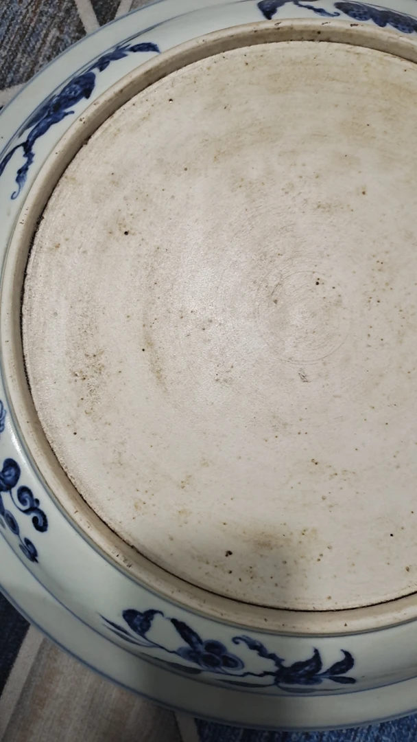 大明龙纹青花大盘