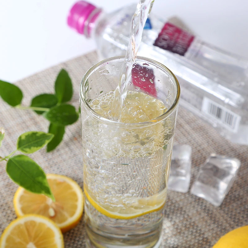 娃哈哈苏打水350ml原味无气哇哈哈苏打水紫色瓶装家用饮用水整箱