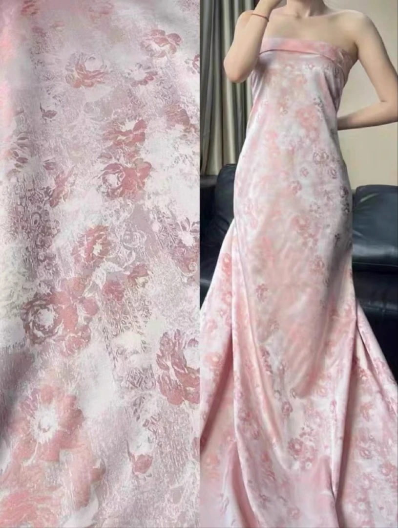 【粉玫瑰】140门幅28姆米苏锦（裁剪无退换