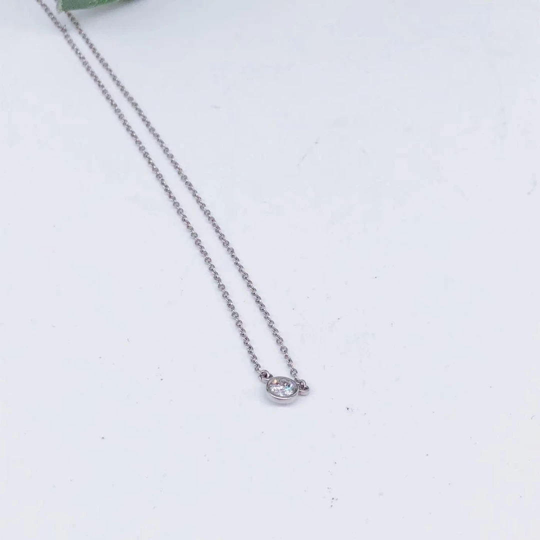 95新 Tiffany & Co./蒂芙尼 安洁利田哥项链/SK0105068