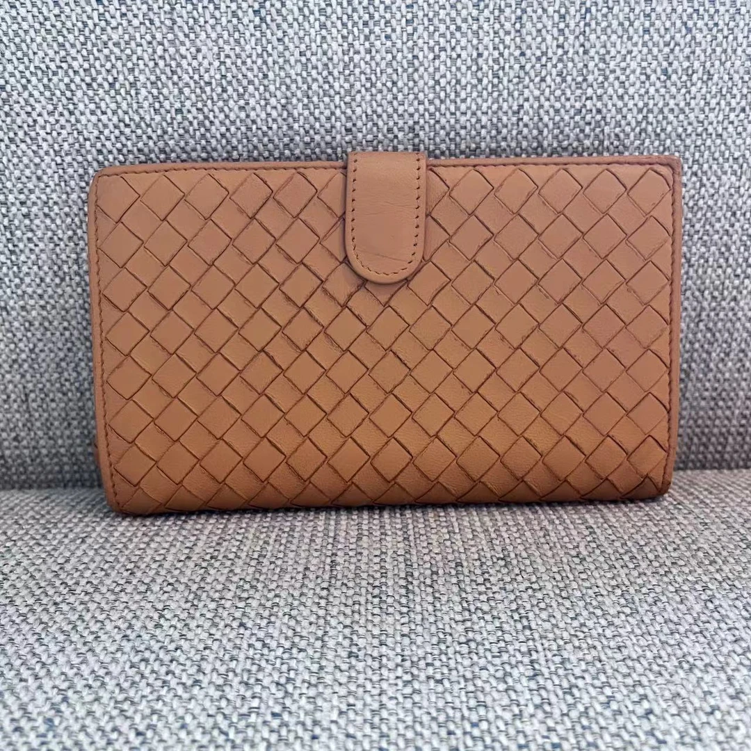 95新 BOTTEGA VENETA/葆蝶家 安洁利田哥钱包/ZH716012