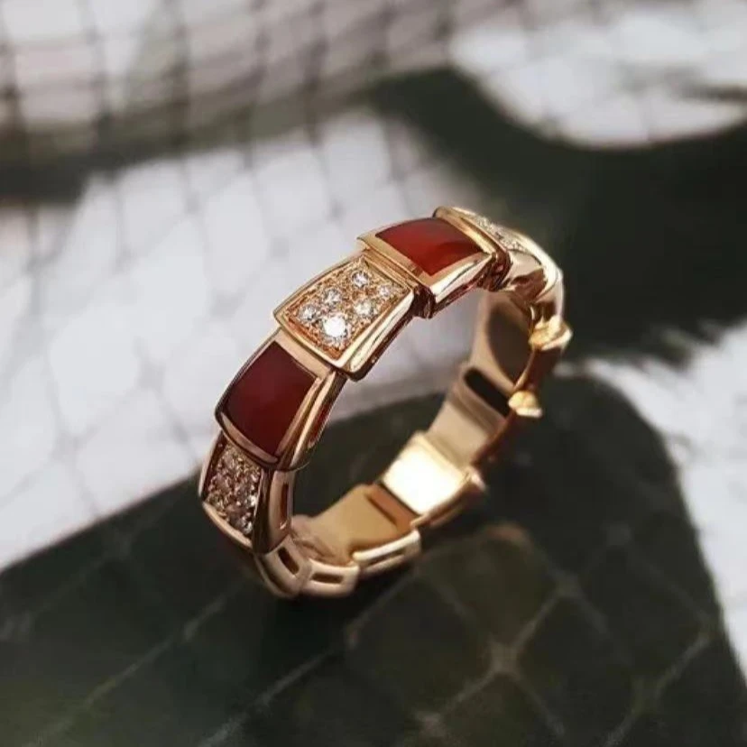 95新 BVLGARI/宝格丽 安洁利严选戒指/SK0113618