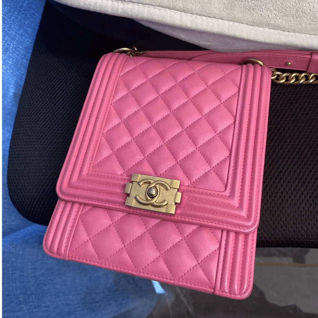 95新 Chanel/香奈儿 安洁利田哥斜挎包/bk0126995