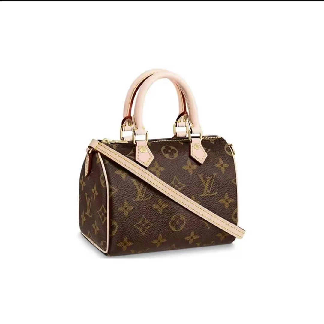 全新未使用 LouisVuitton/路易威登 安洁利田哥老款nano斜挎包/qx