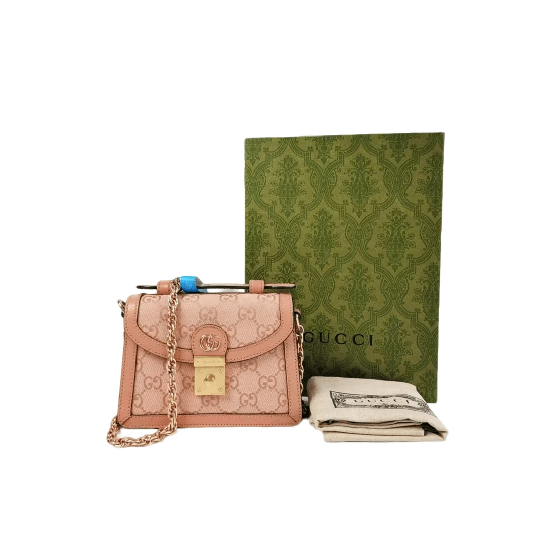 95新 GUCCI/古驰 安洁利严选手提斜挎包/YH82206