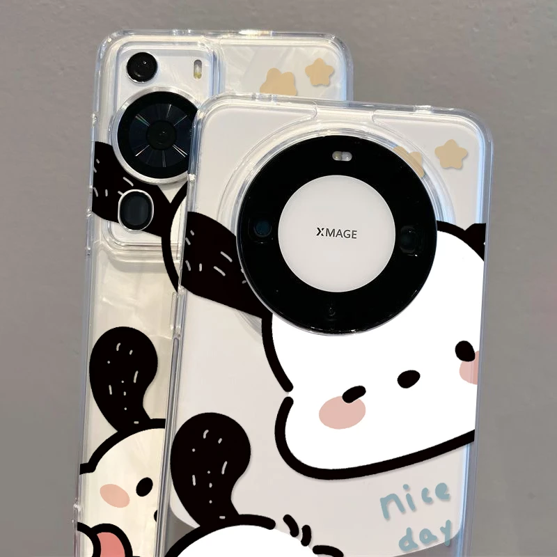 适用华为p60art手机壳mate60pro+/p40pro+/p30超薄简约防摔tpu女