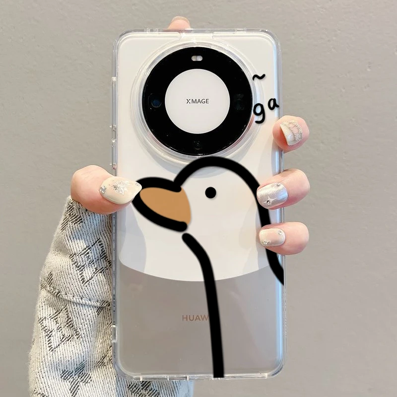 适用华为mate60手机壳p50pro/mate20x/p40软边简约防摔超薄tpu潮