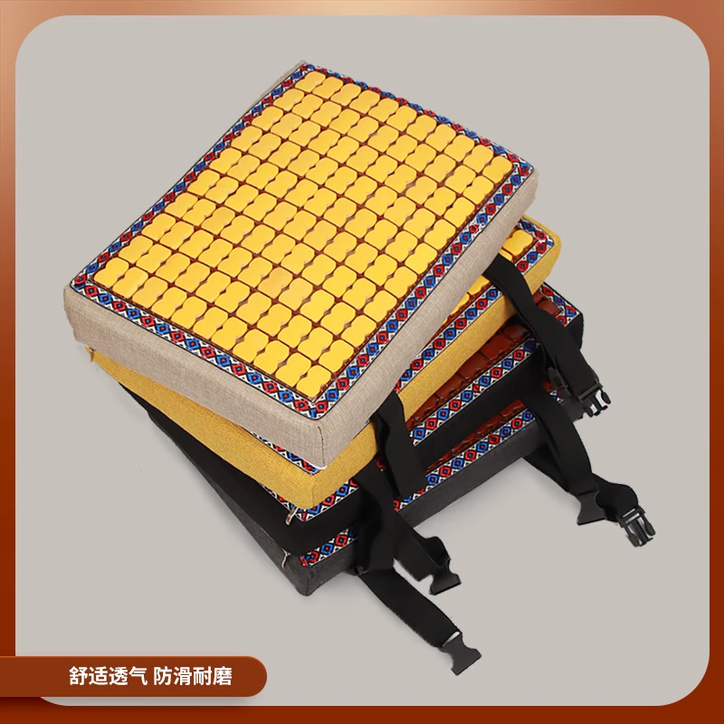 教室久坐透气乳胶垫高中生冰凉记忆棉藤席夏季服装制衣厂员工座垫