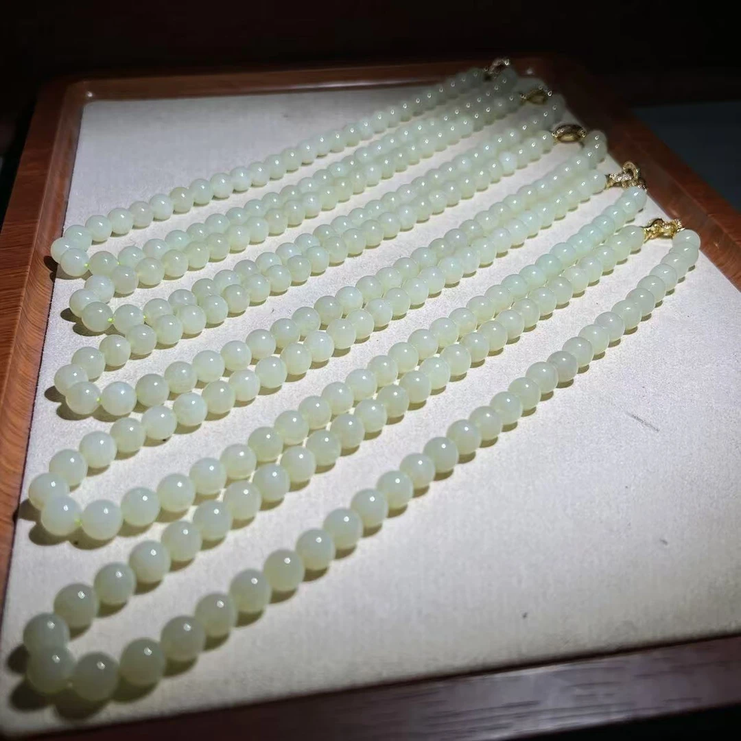 【张老斯珠宝】天然和田玉项链hy011（多样性发货 拍一发一）