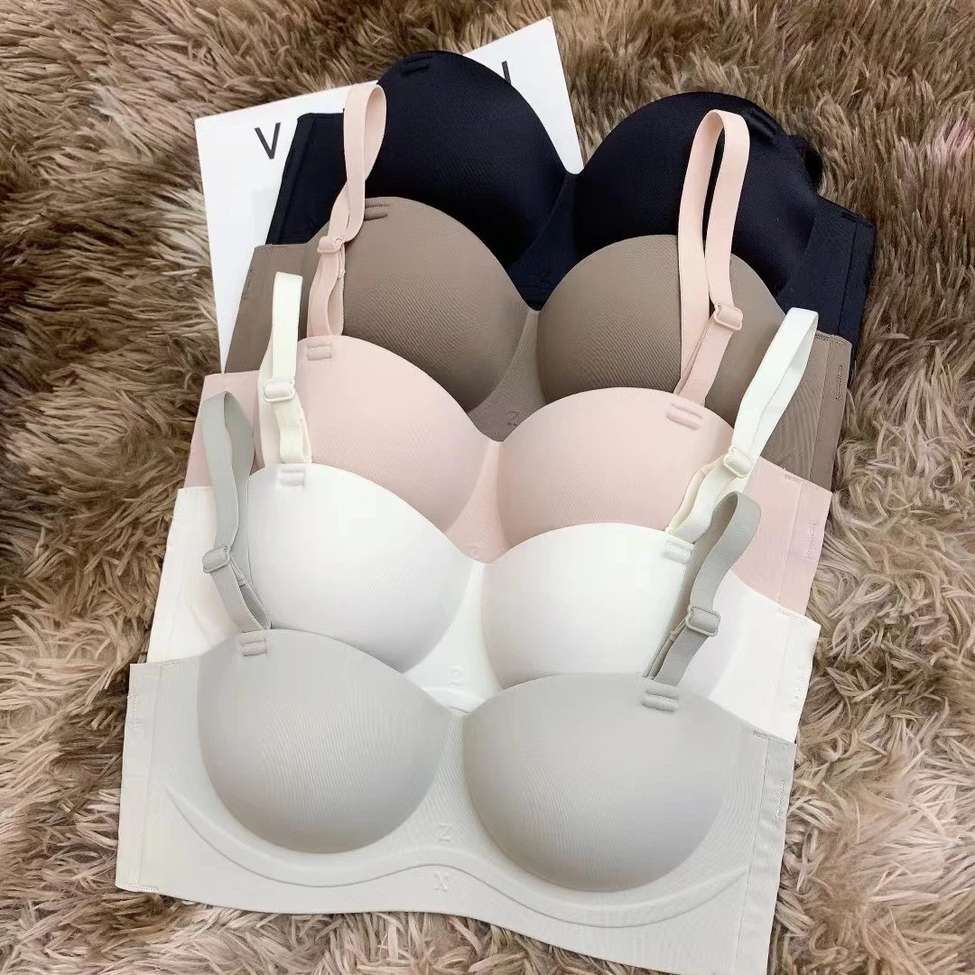 【小聚蛋】一件两穿无痕无肩带聚拢文胸