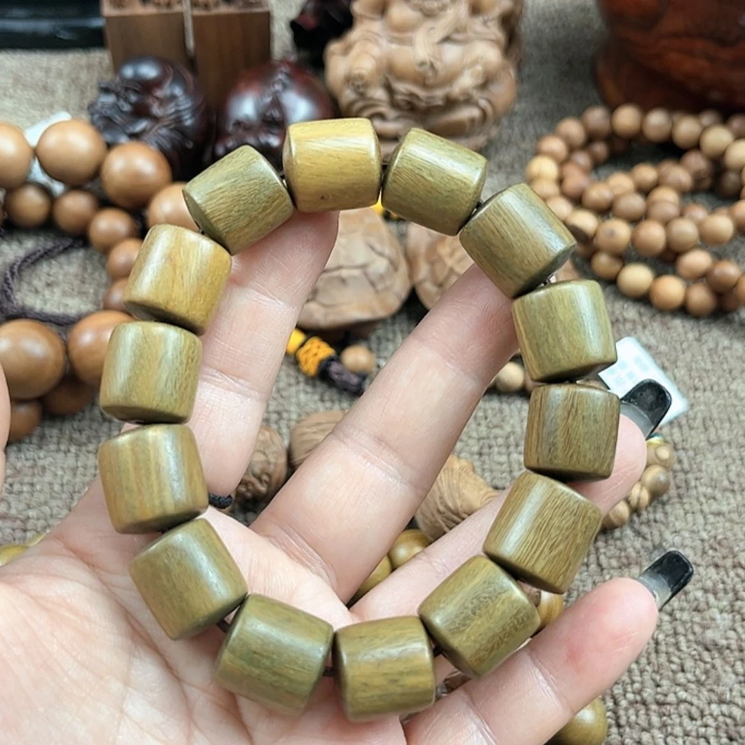 【闪购商品】绿檀桶珠