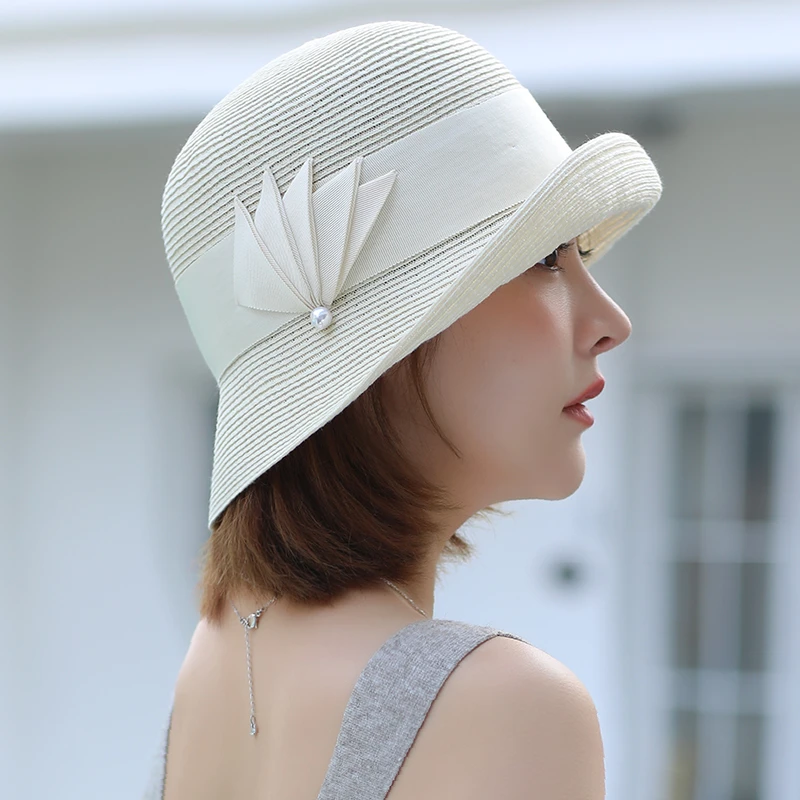 香雪羽秀防晒帽子女款夏季礼帽女时尚出游太阳帽2023新款休闲百搭