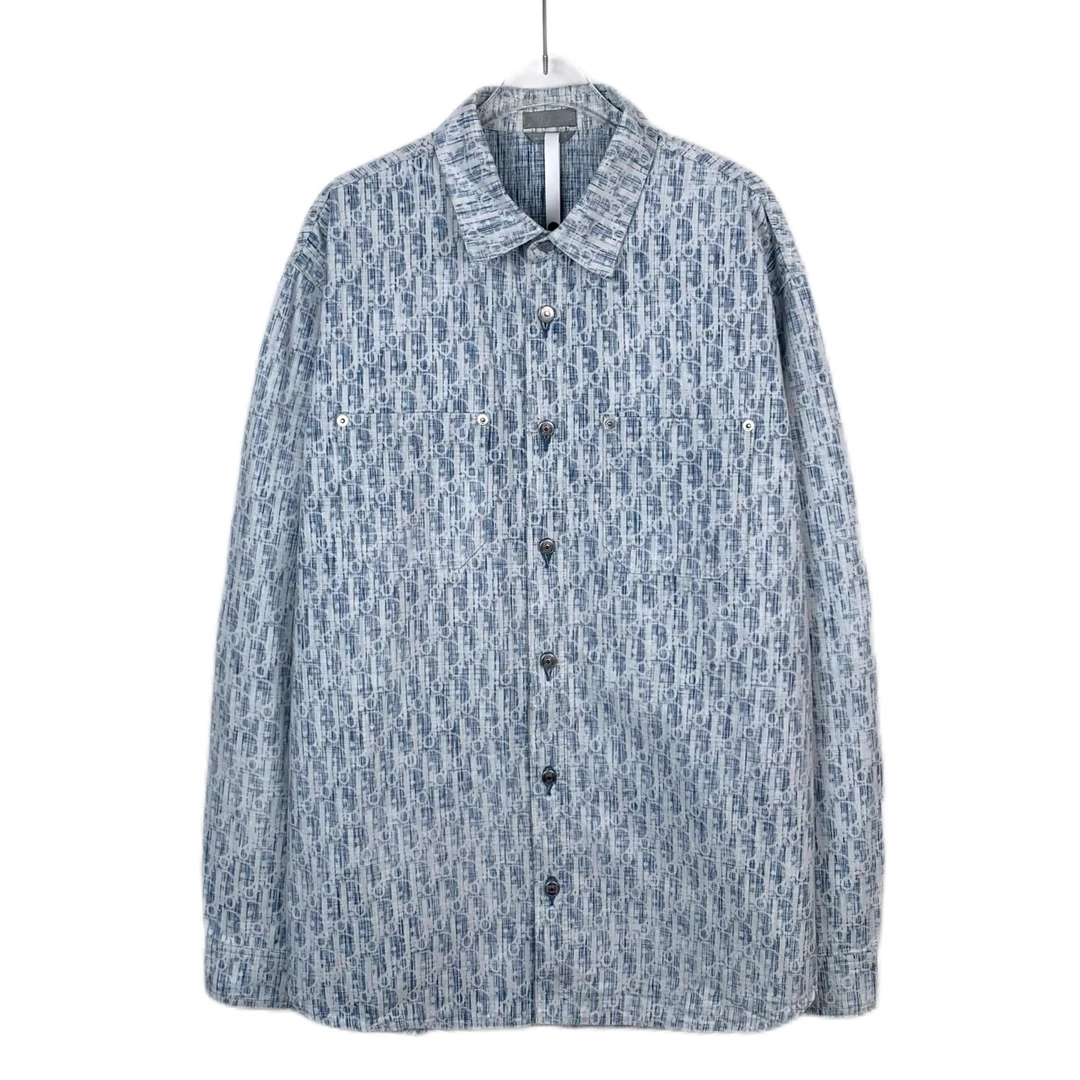 DIOR/迪奥99新/潮奢豆 严选/logo老花满印牛仔夹克/017647