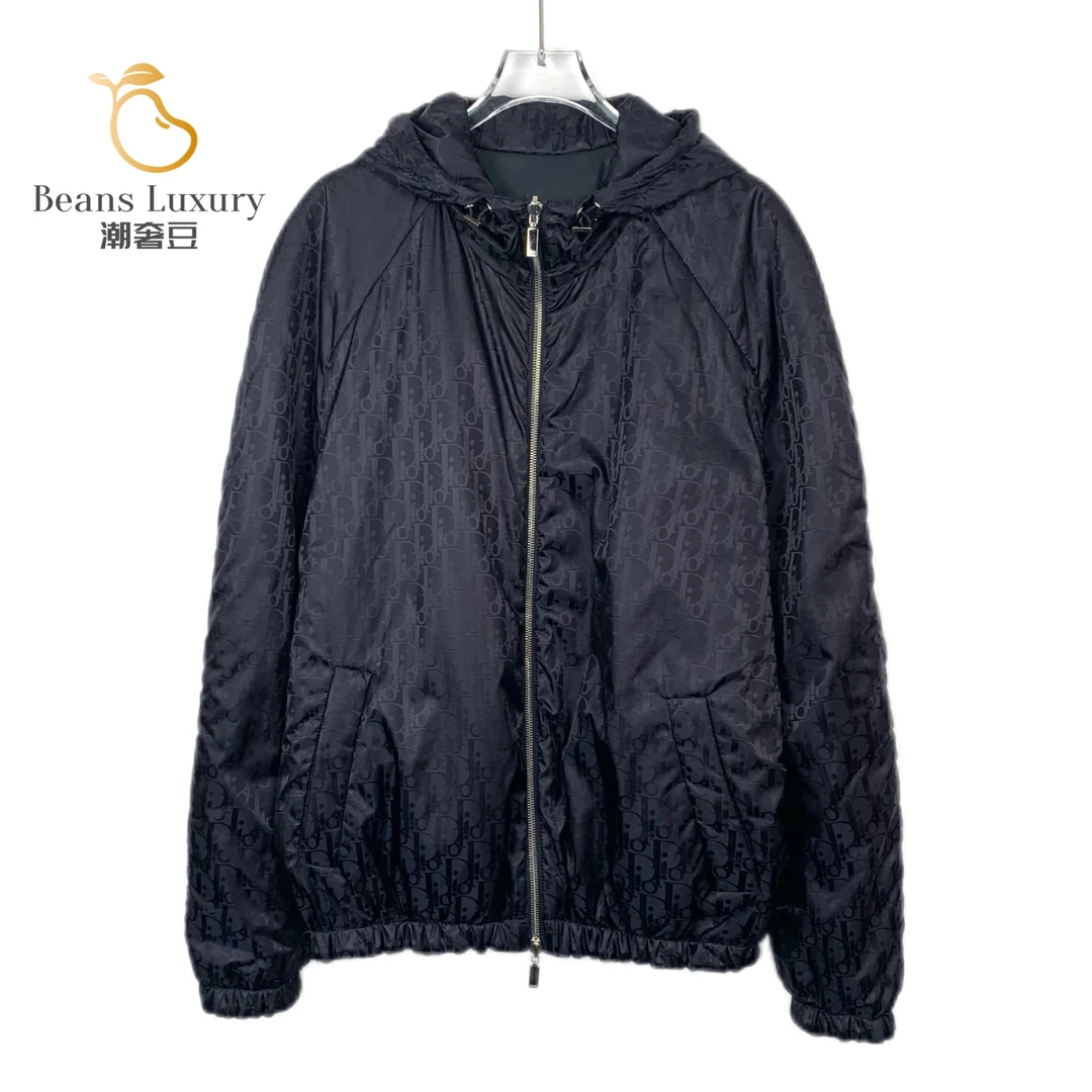 99新 DIOR/迪奥 暗纹老花满印双面穿外套/H9498