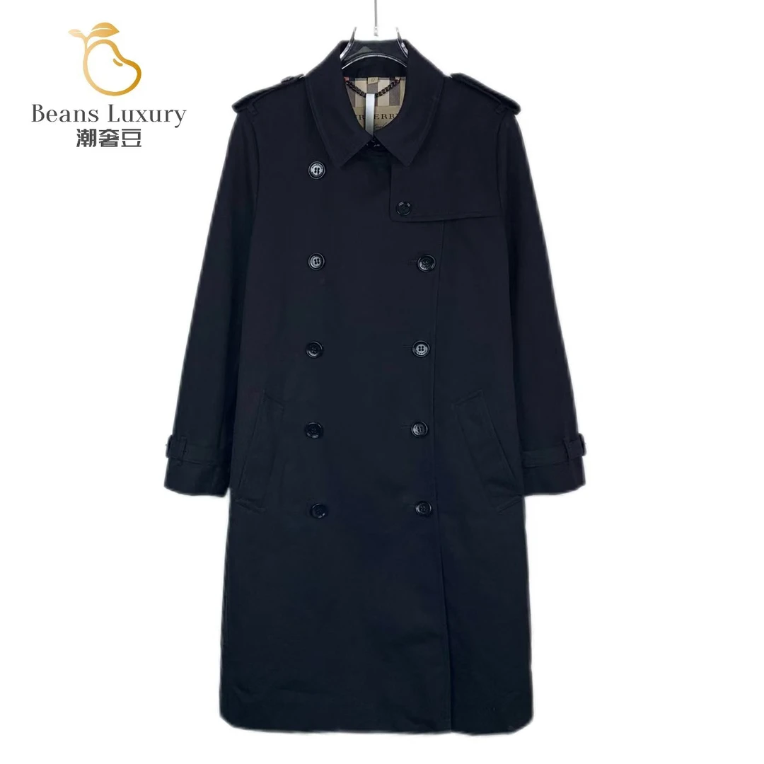 BURBERRY/博柏利99新/潮奢豆 严选/翻领双排扣风衣外套 /016248