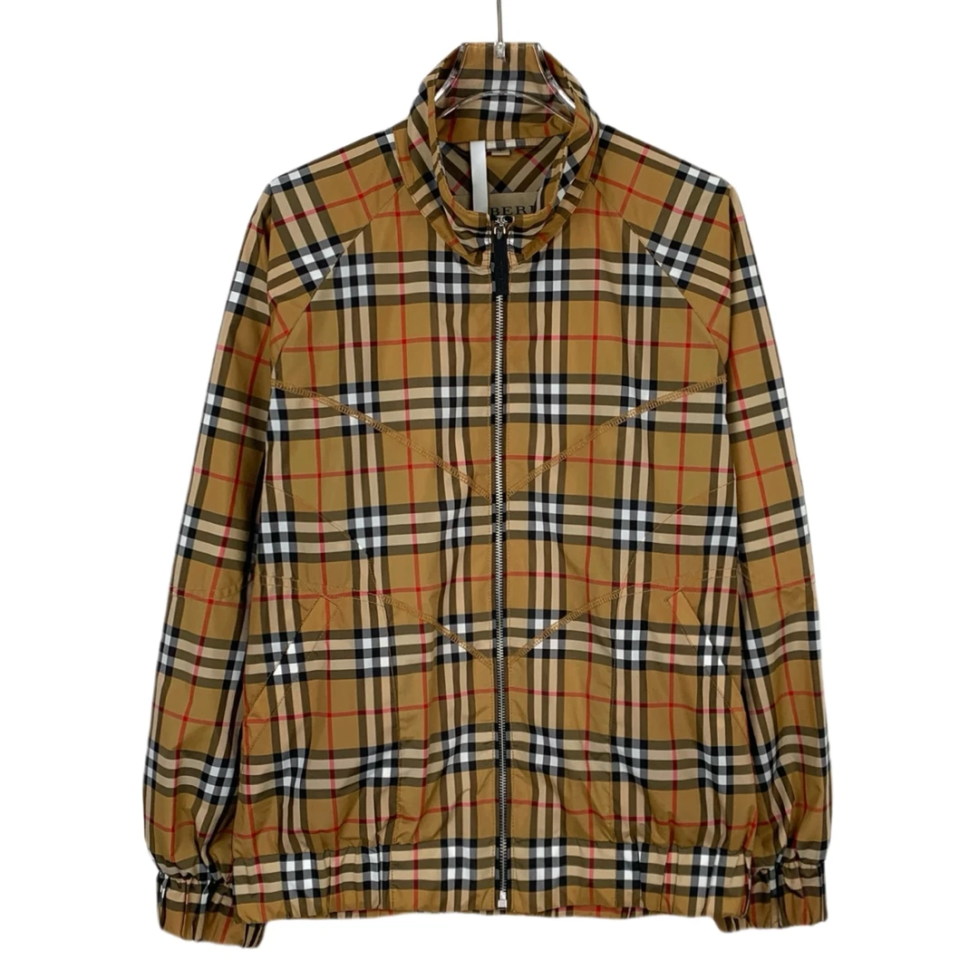 BURBERRY/博柏利95新/潮奢豆 严选/经典格纹拉链夹克外套/016043