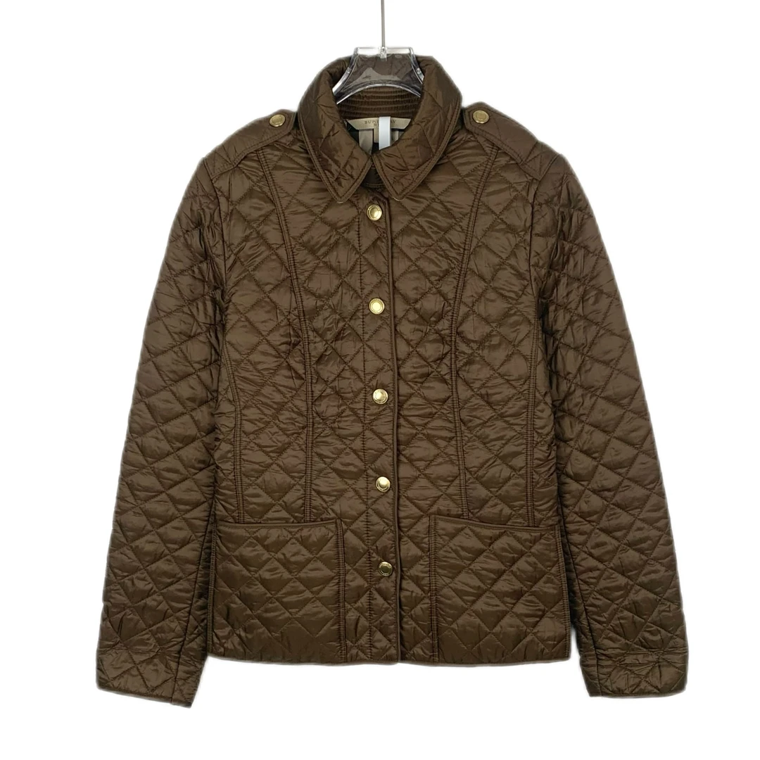 BURBERRY/博柏利潮奢豆 严选/菱格纹棉服长袖外套/99新/013427