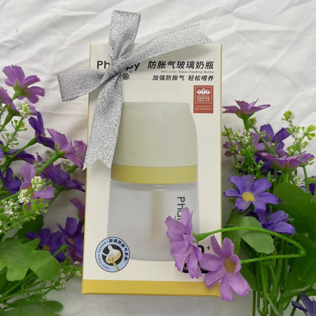 新生婴儿奶瓶防胀气仿母乳0-12个月宝宝宽口径防呛奶嘴奶瓶
