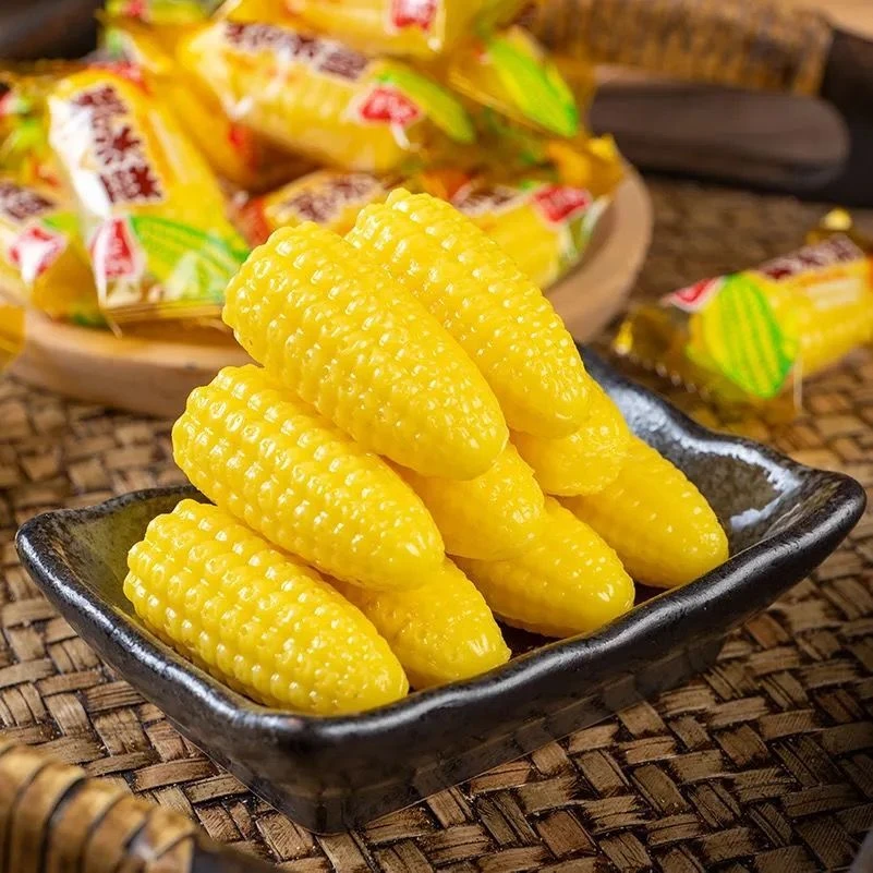 玉米软糖年货糖果结婚喜糖童年糖果嚼劲香甜休闲零食小吃批发袋装