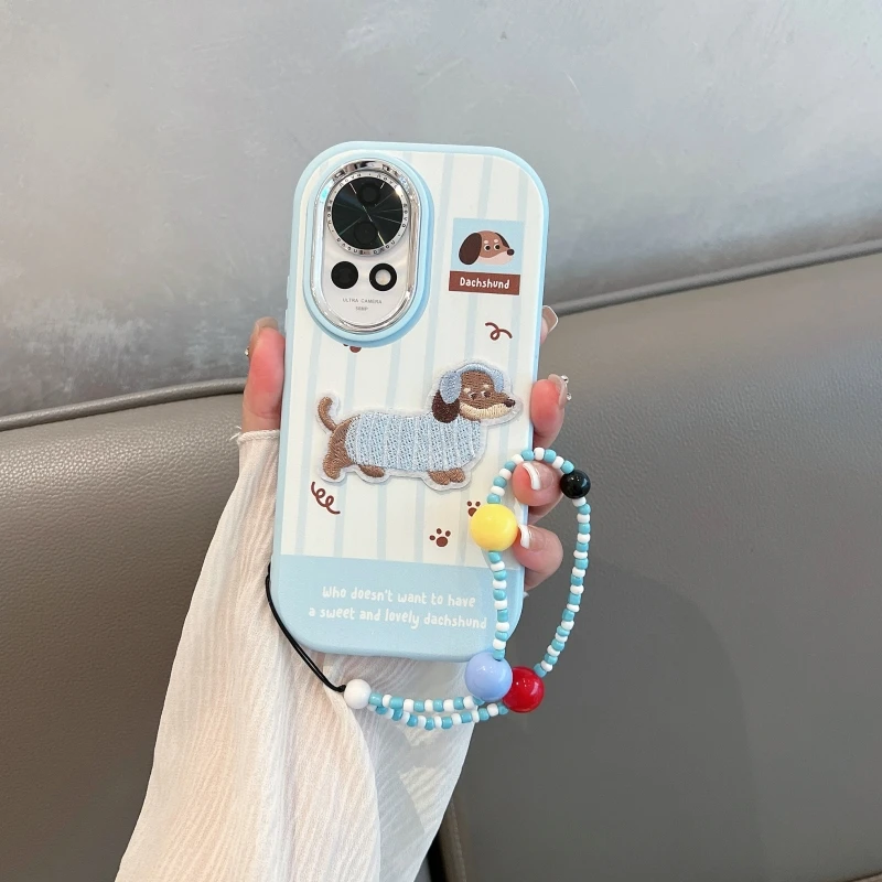 适用华为nova13手机壳新款nova13pro防摔立体小狗加高镜头框软壳