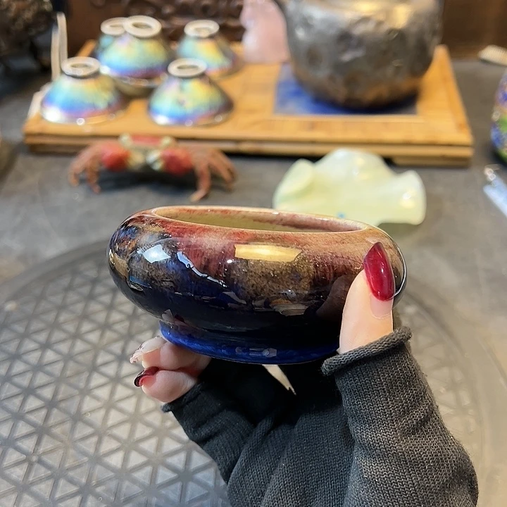 紫砂茶杯密胺瓷中古回流