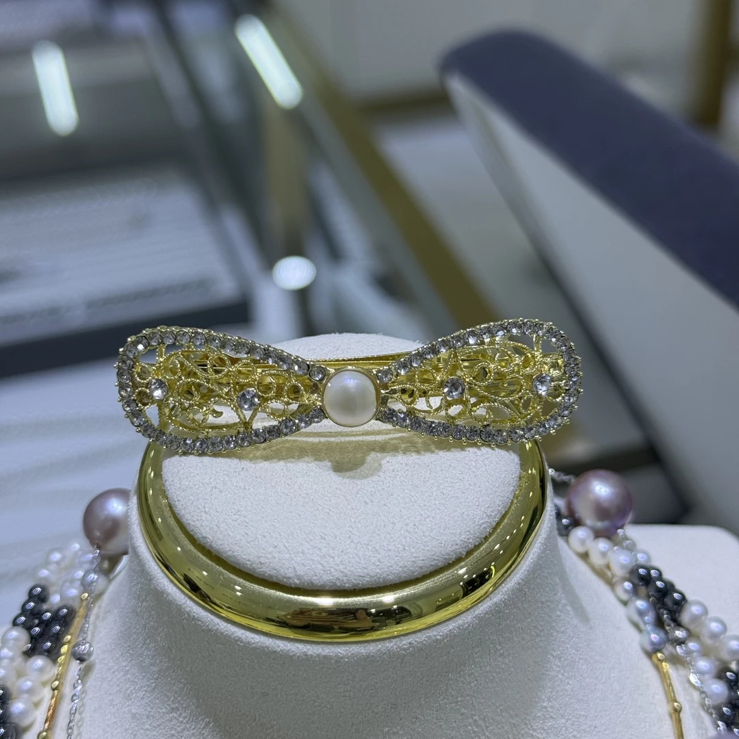 【妈咪臻选】淡水珍珠发夹  非基地发货 不带证书