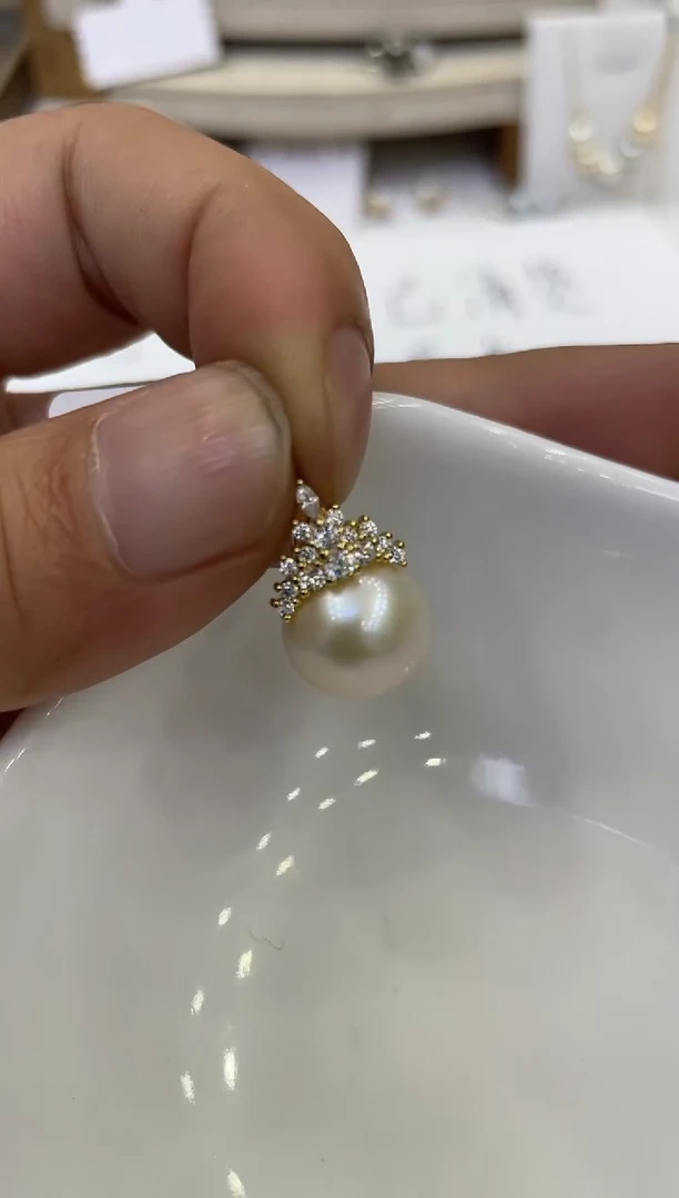【闪购商品】淡水珍珠颈饰银S925镶嵌清货
